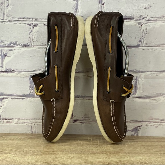 Sperry Authentic Original Brown Leather Boat Shoes Men’s 13 - Picture 5 of 8